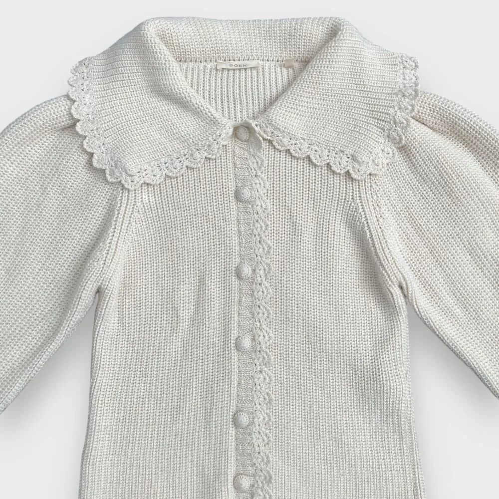 NWOT Doen Heleine Cardigan Hand knitted Women's Size Medium - Picture 3 of 13